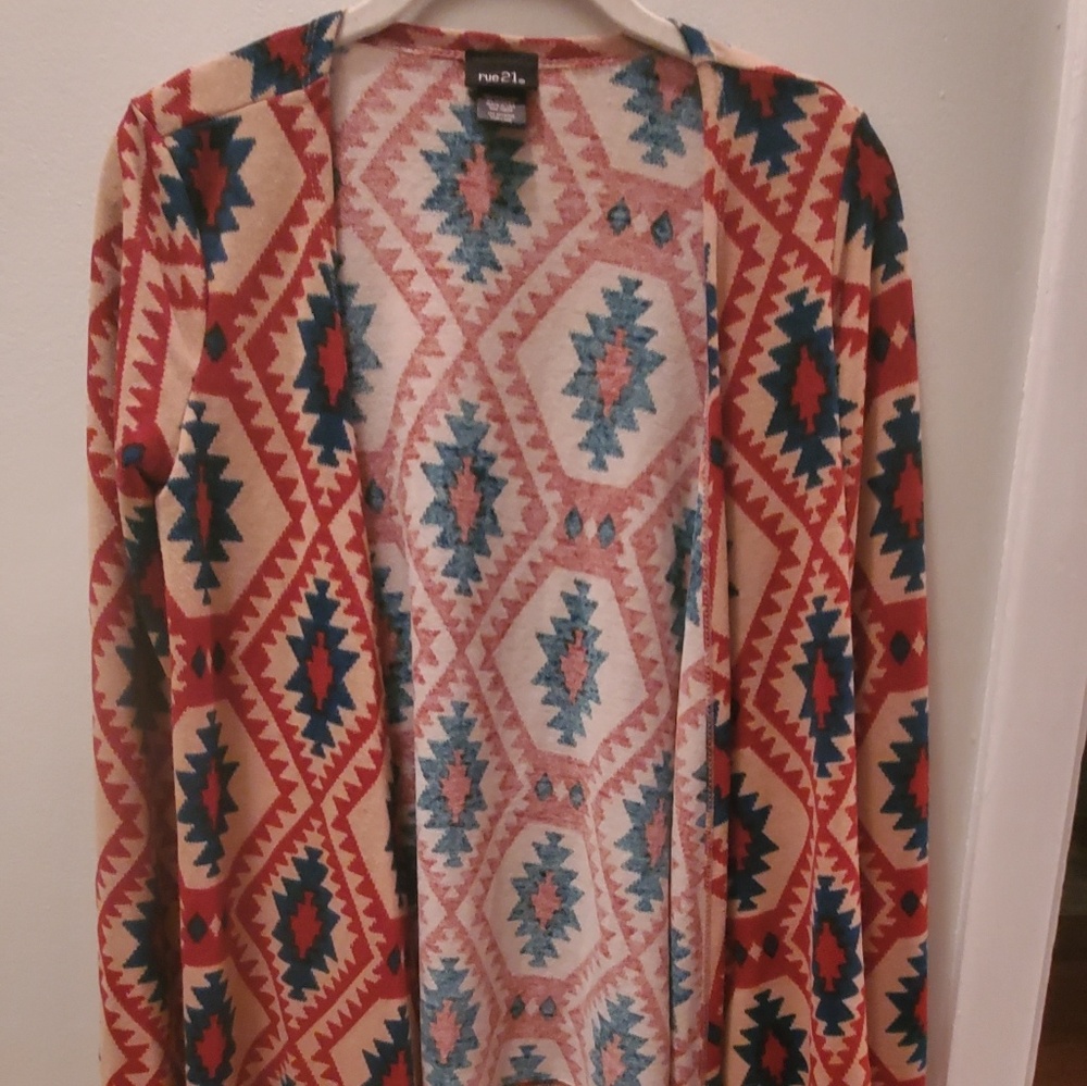 rue21 Long sleeve Aztec Cardigan